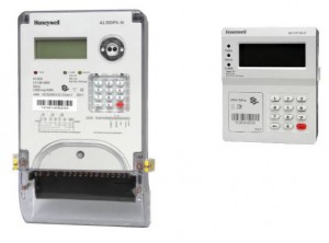 Honeywell 3 Phase Split Type Prepaid Electricity Meter With PLC Keypad